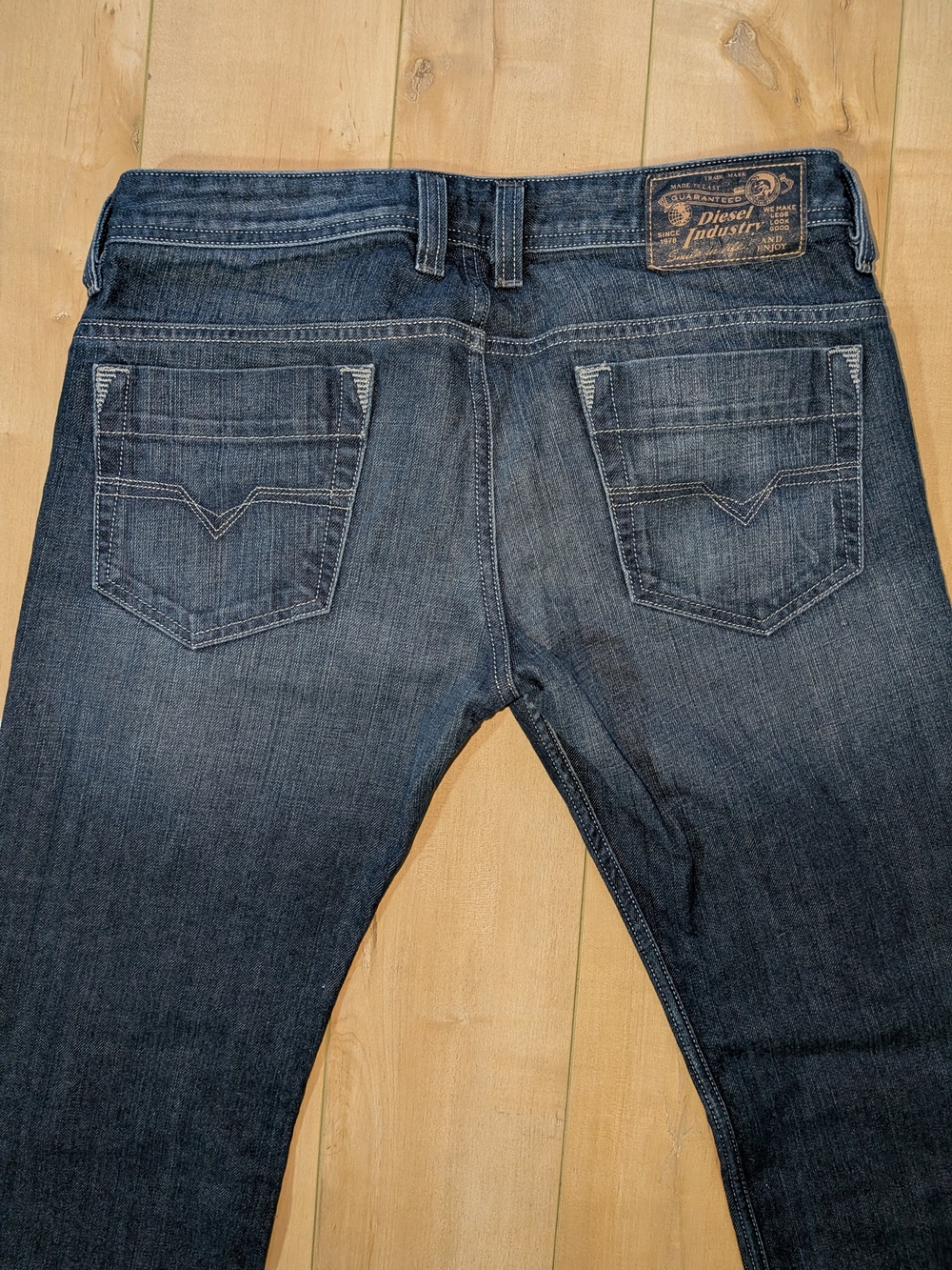 Vintage Y2K Diesel Safado Straight Fit Dark Blue Washed Jeans Great Condition